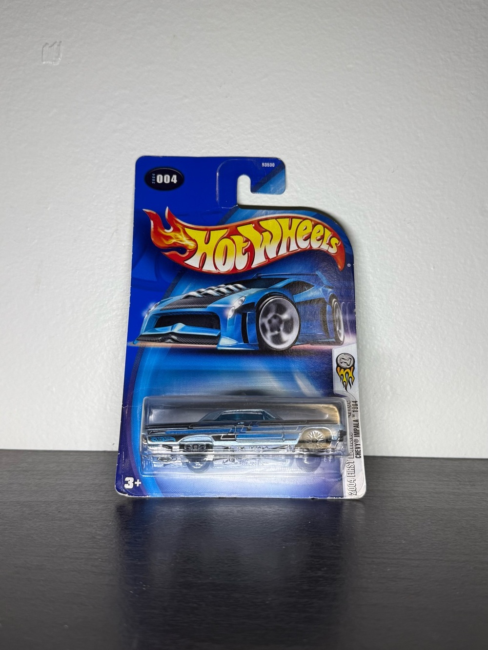 Hot Wheels Light Blue 1964 Chevy Impala #004 2004 First Editions B3530